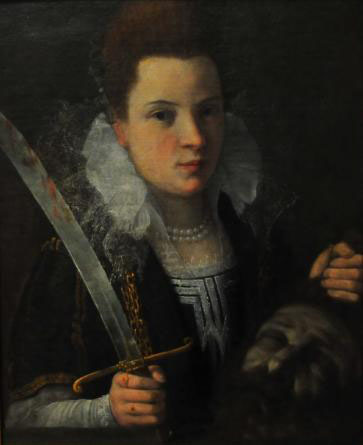 Judith with the head of Holofernes.